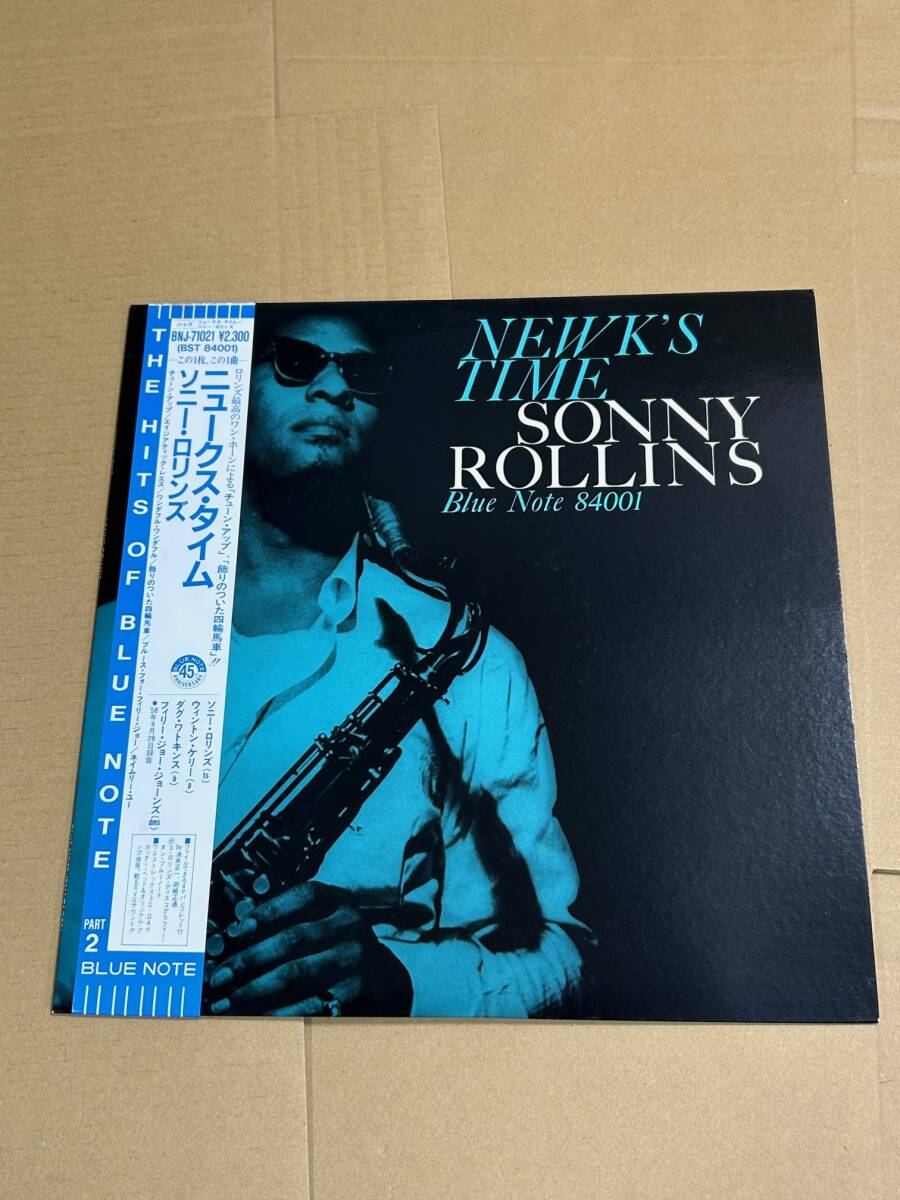 ソニー・ロリンズ SONNY ROLLINS / ニュークス・タイム NEWK'S TIME 帯付 国内盤 LP ブルーノート BLUE NOTE BNJ-71021の画像2