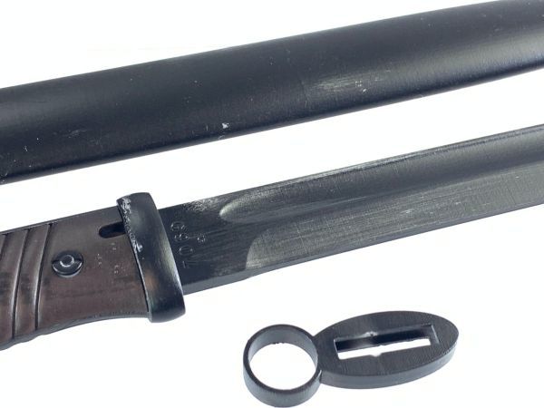 【秋SALE】FCW 製 Seitengewehr84/98 銃剣 (樹脂製刀身)銃剣用鞘セット各社 Kar98K 対応 ☆検 マウザー モーゼル M712 C96 P08 P38 MP40の画像3