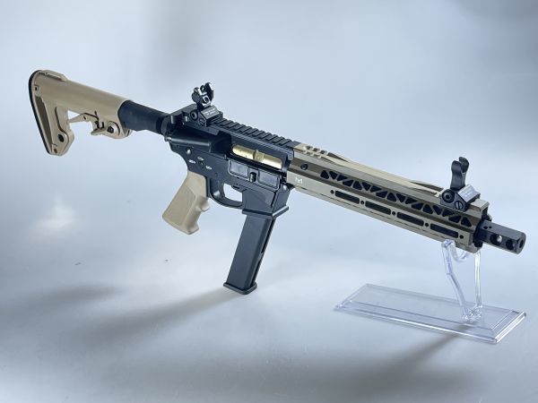 【裏SSS】KingArms製 TWS 9mm ガスブローバック SMG 10インチ DE グロックマガジン使用可能 日本仕様 9㎜AR☆検M16 M4A1 G17 G18の画像1