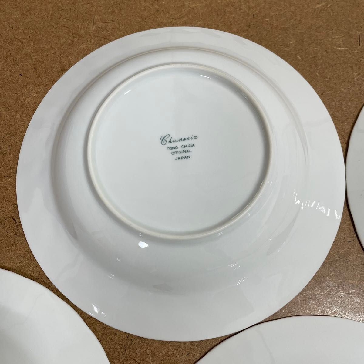 値下げしました 昭和レトロなカレー皿 シチュー皿 深皿 大皿 ５枚セット日本製 サイズ：２３cm×深さ４cm 皿