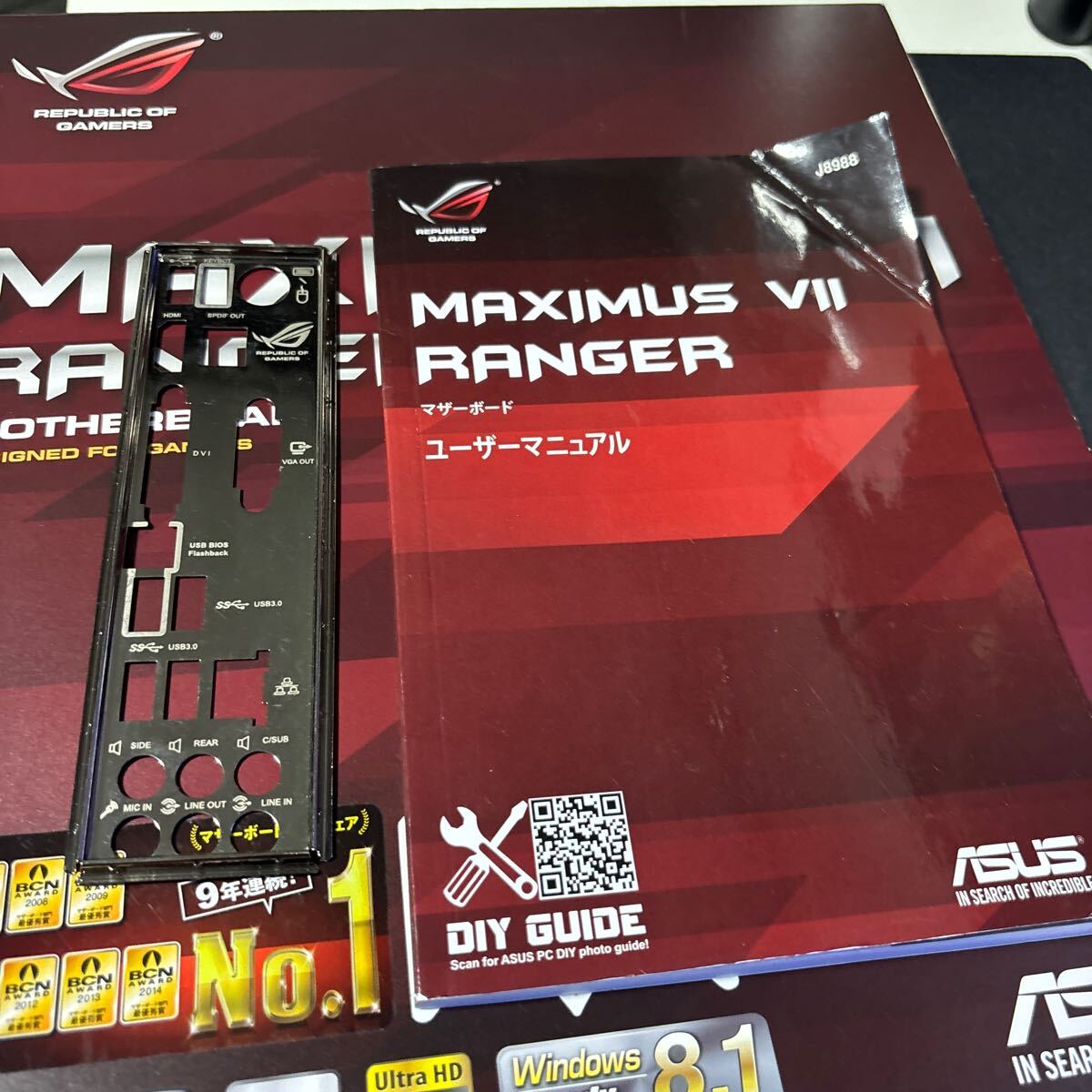 ASUS MAXIMUSⅦ RANGER CPUメモリジャンクセット