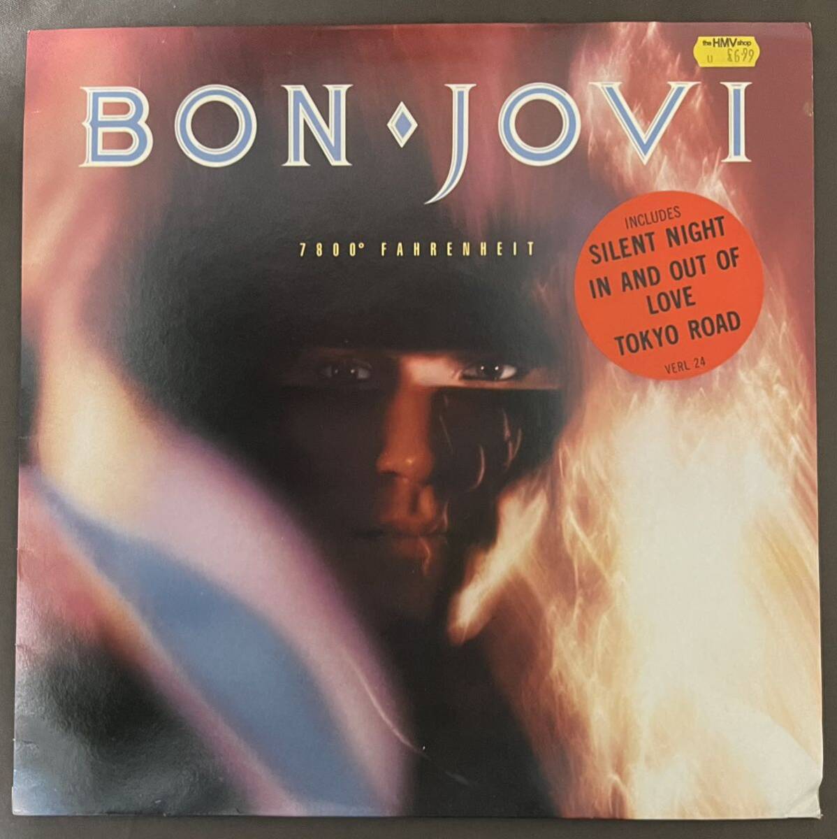 Bon Jovi「7800°Fahrenheit」VERL24 UK盤 ボン・ジョヴィ_画像1