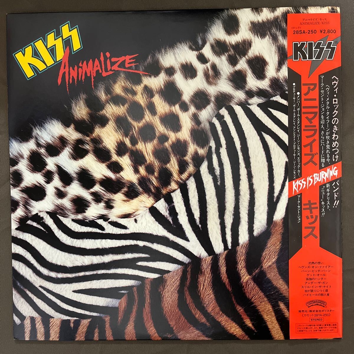 キッス「アニマライズ」28SA-250 KISS Animalize 国内盤の画像1