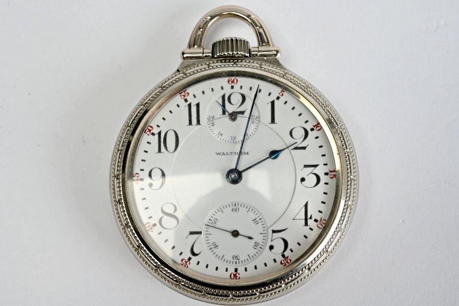 HD0304* карманные часы Waltham Vanguard Waltham,Mass. 6POSITIONS 23JEWELS*h