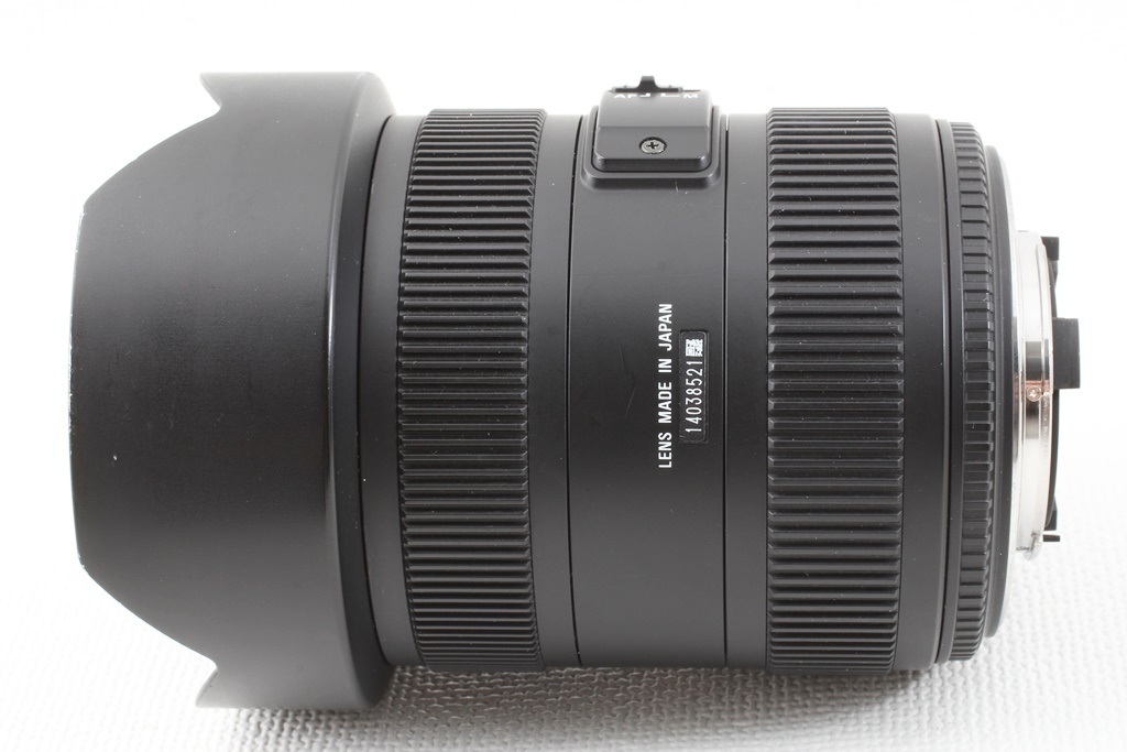 極上品◆SIGMA シグマ 12-24mm F4.5-5.6 Ⅱ DG HSM Nikon ニコン◆超広角ズームレンズ/ケース,a-9217_画像5