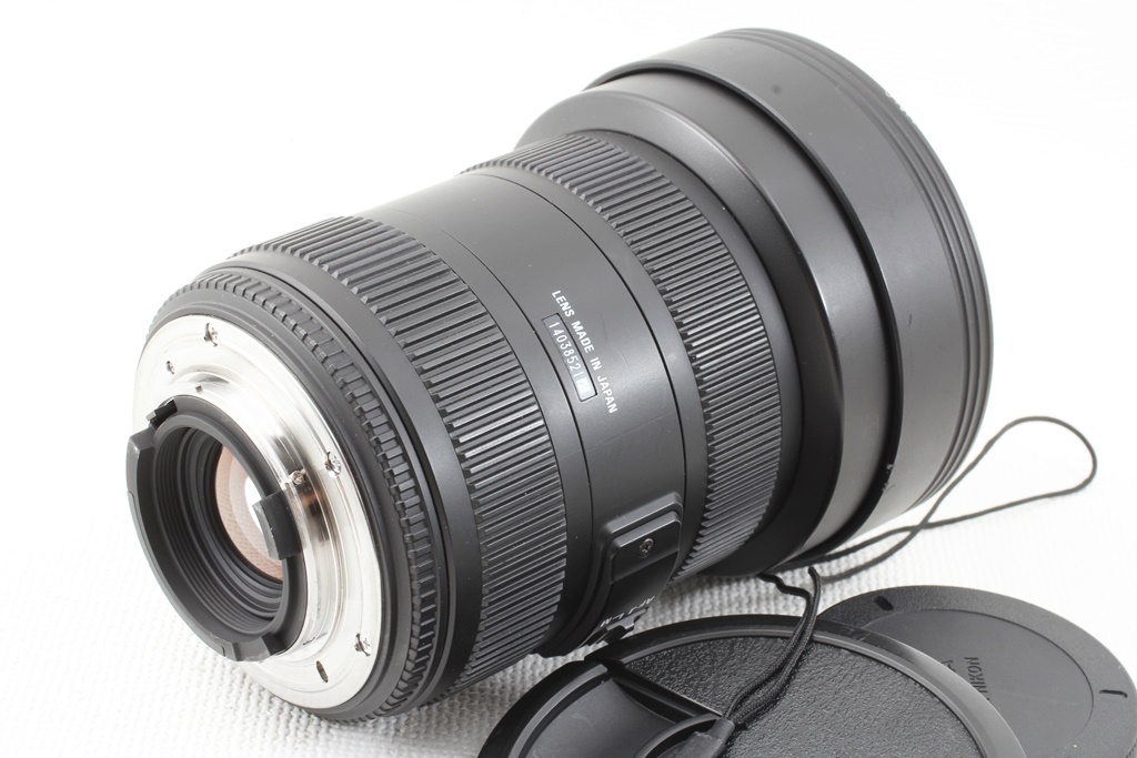 極上品◆SIGMA シグマ 12-24mm F4.5-5.6 Ⅱ DG HSM Nikon ニコン◆超広角ズームレンズ/ケース,a-9217_マウント側も同様に綺麗な状態です！