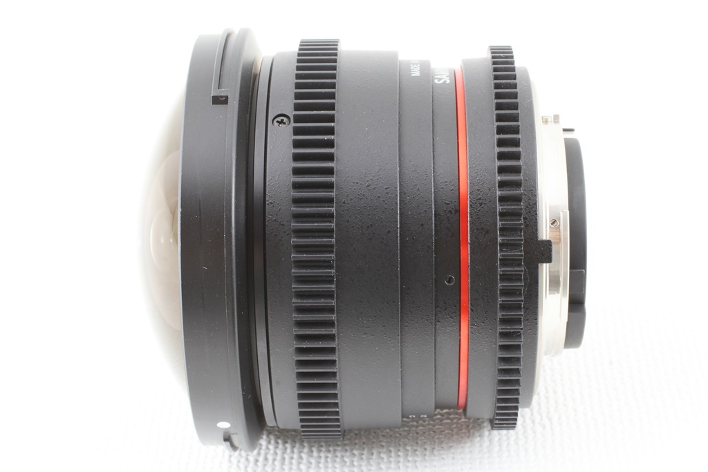 未使用品◆SAMYANG サムヤン VDSLR 8mm T3.8 Fish-eye CS II Nikon ニコン◆動画用単焦点魚眼レンズ/A807_画像5