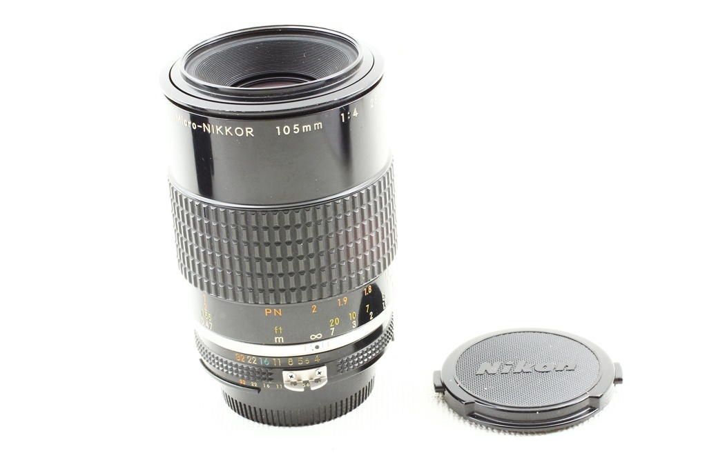 外観極上品◆NIKON ニコン Ai-s Micro Nikkor 105mm F4◆マイクロレンズ/A877の画像3