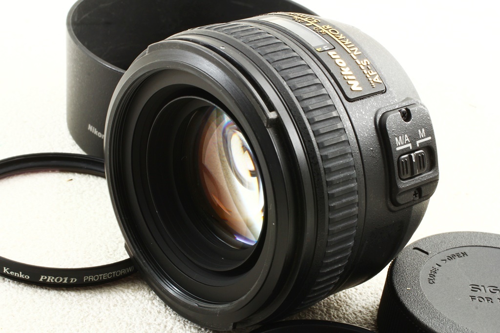 極上品◆NIKON ニコン AF-S NIKKOR 50mm F1.4G◆標準単焦点レンズ/A4097の画像1