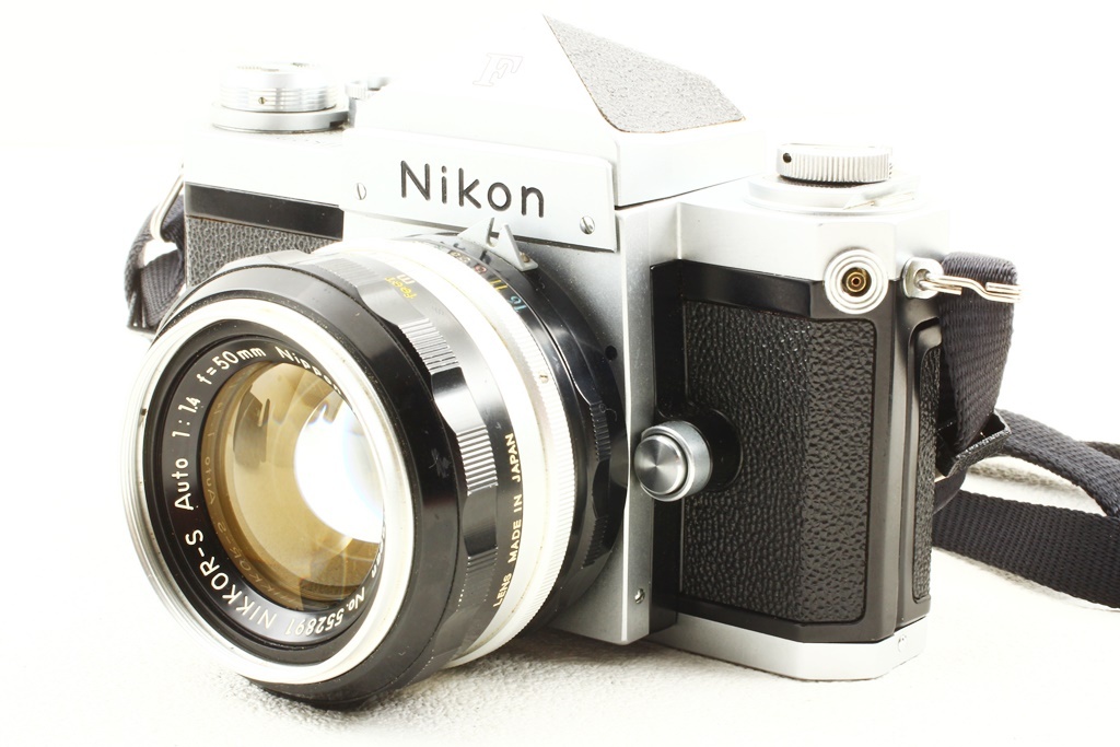 外観極上品◆Nikon ニコン F アイレベル NIKKOR-S Auto 50/1.4◆一眼レフフィルムカメラ/A4352_外観、極上品コンディション！
