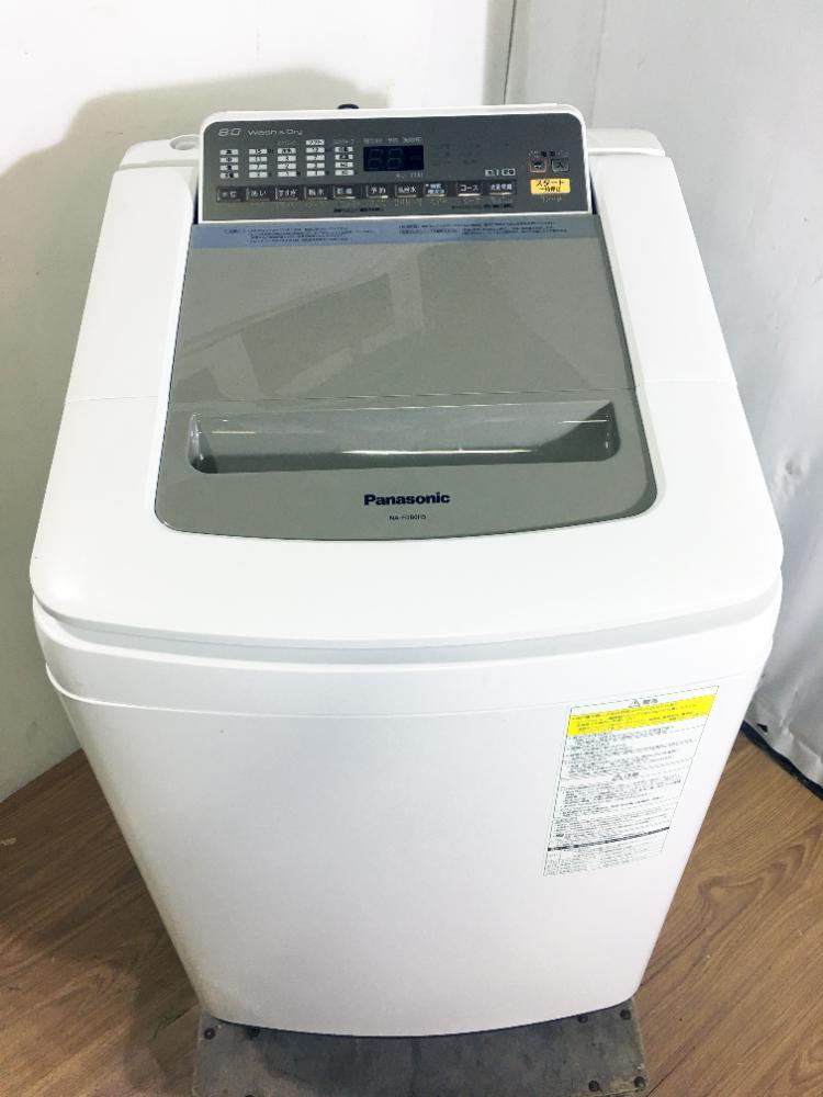 ★送料無料★極上超美品 中古★Panasonic 8㎏「泡洗浄」素早く泡を作り、汚れに即効アタック！洗濯乾燥機【NA-FD80H5】D9UN_画像2