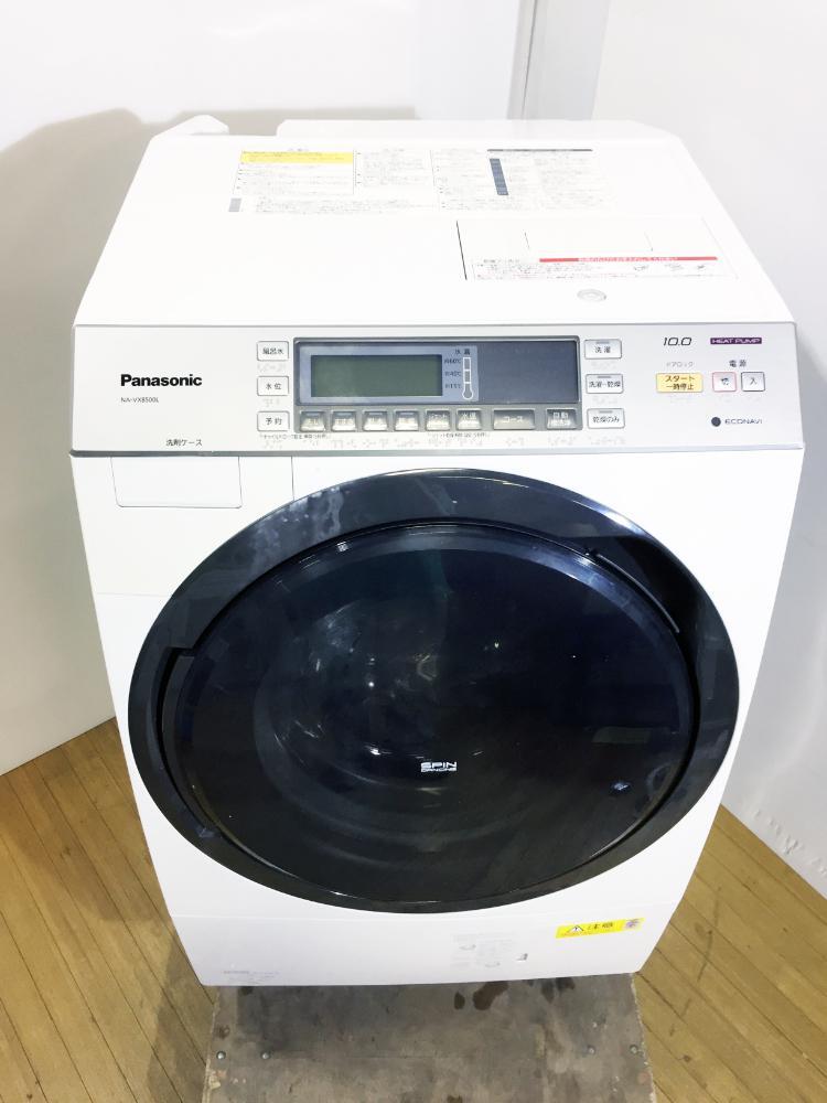 ★地域限定送料無料★極上超美品 中古★Panasonic 10㎏「エコナビ」“温水泡洗浄”洗浄力UP!ドラム式洗濯乾燥機【NA-VX8500L】D9VSの画像2