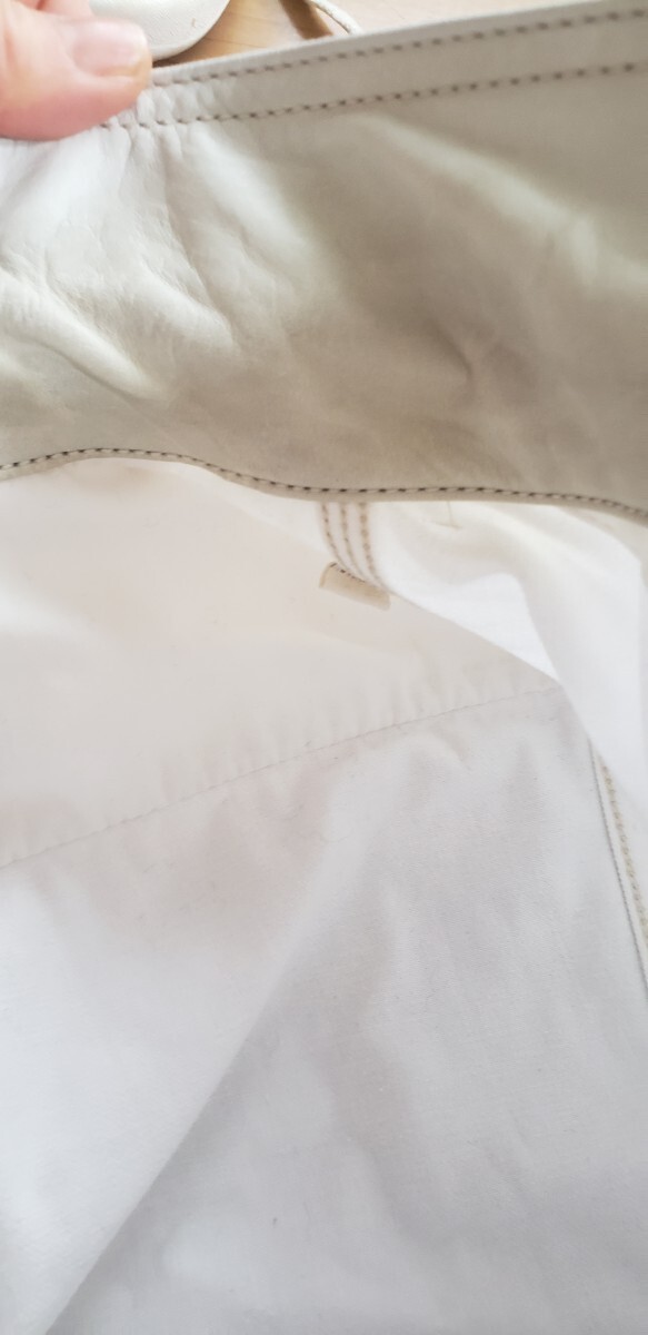 美品 DIESEL ホワイトデニムジャケット 白ヴィンテージ サイズLの画像5