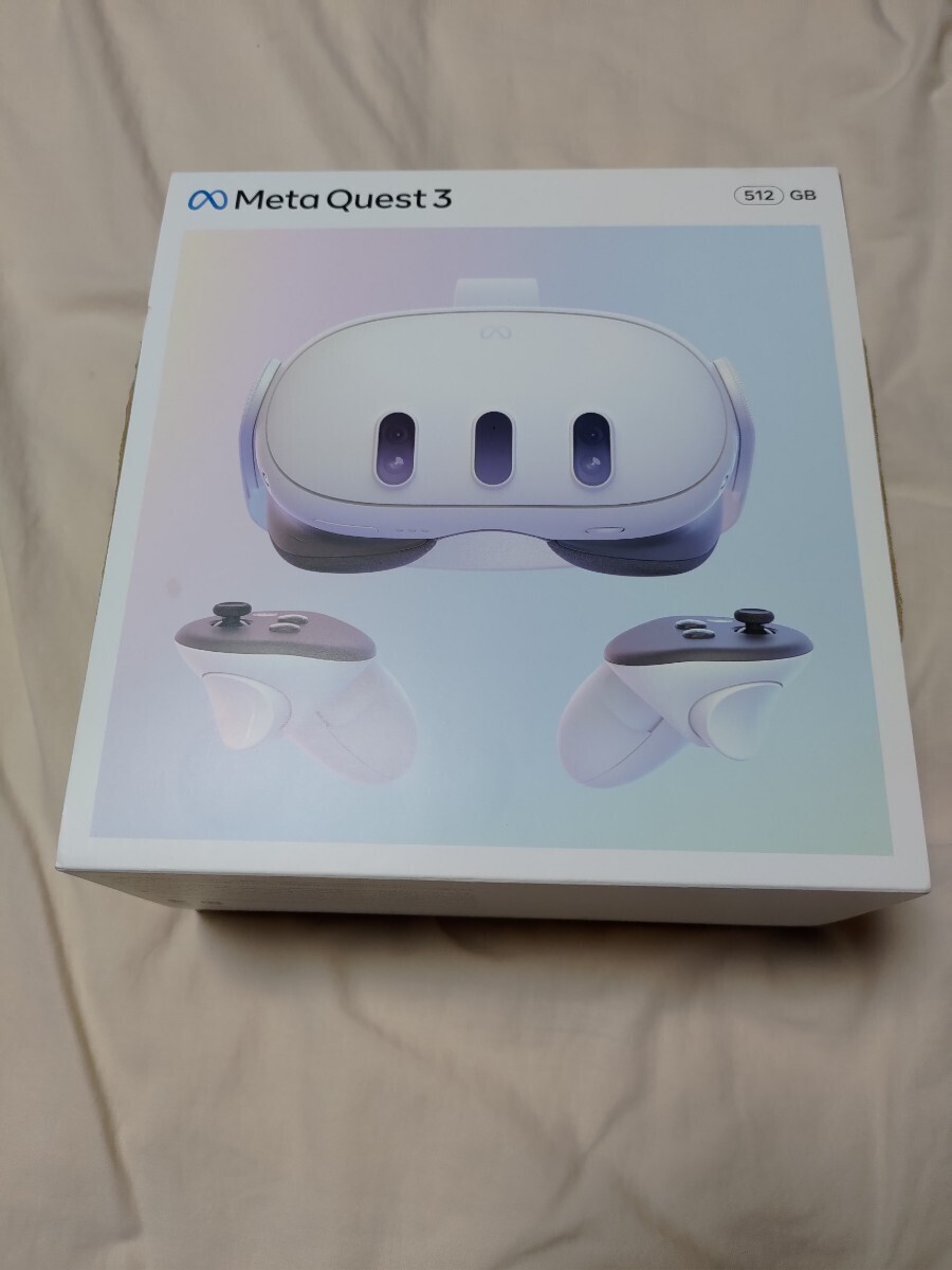 【極美品】Meta Quest 3 512GB VR ヘッドマウントディスプレイ ヘッドセット メタクエスト3 の画像1