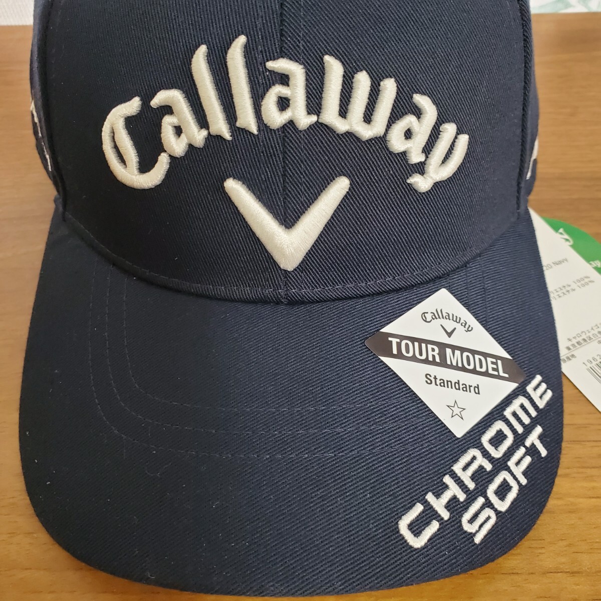 【レディース】【未使用品】キャロウェイ ゴルフキャップ ツアー カラー1120 Navy キャップ Callaway 帽子_画像2