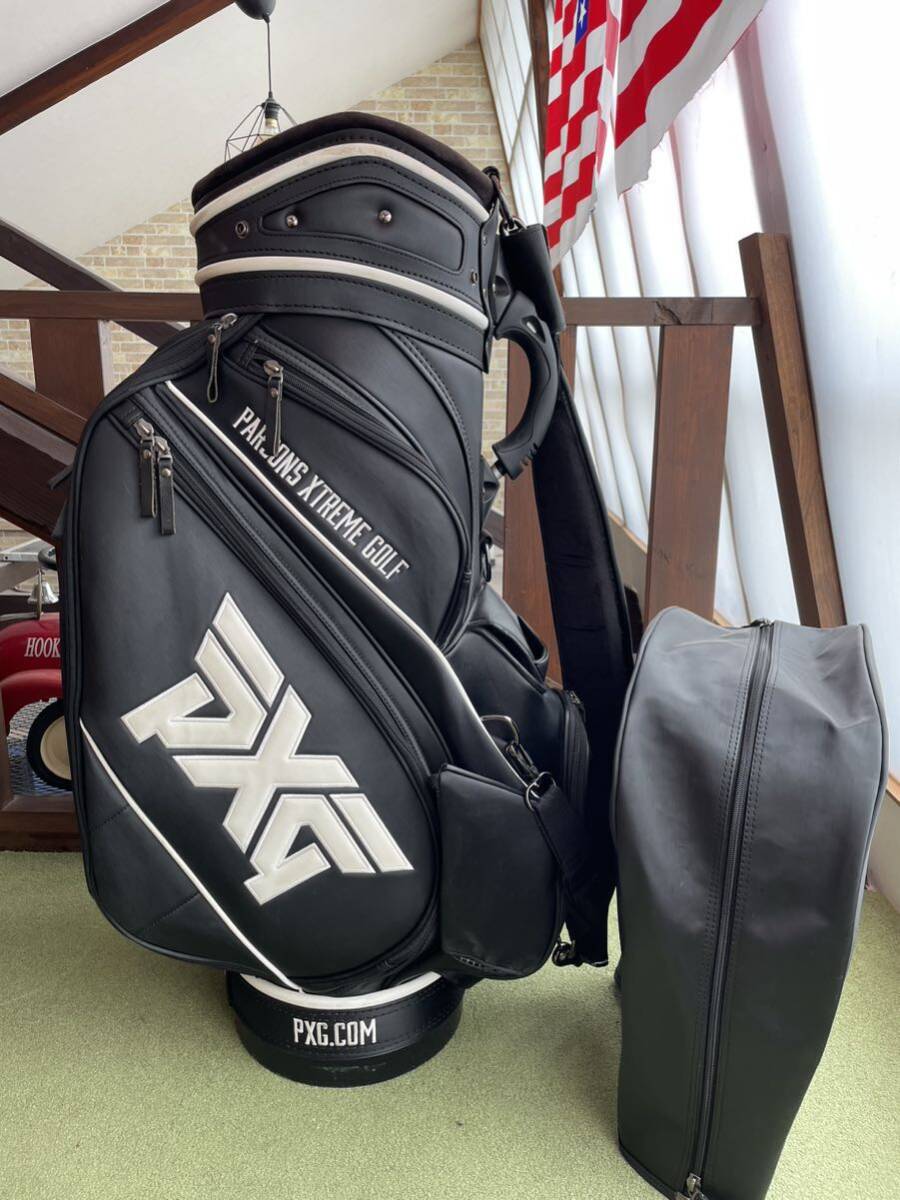 ＰＸＧ　キャディバッグ　大迫力！黒白_画像1