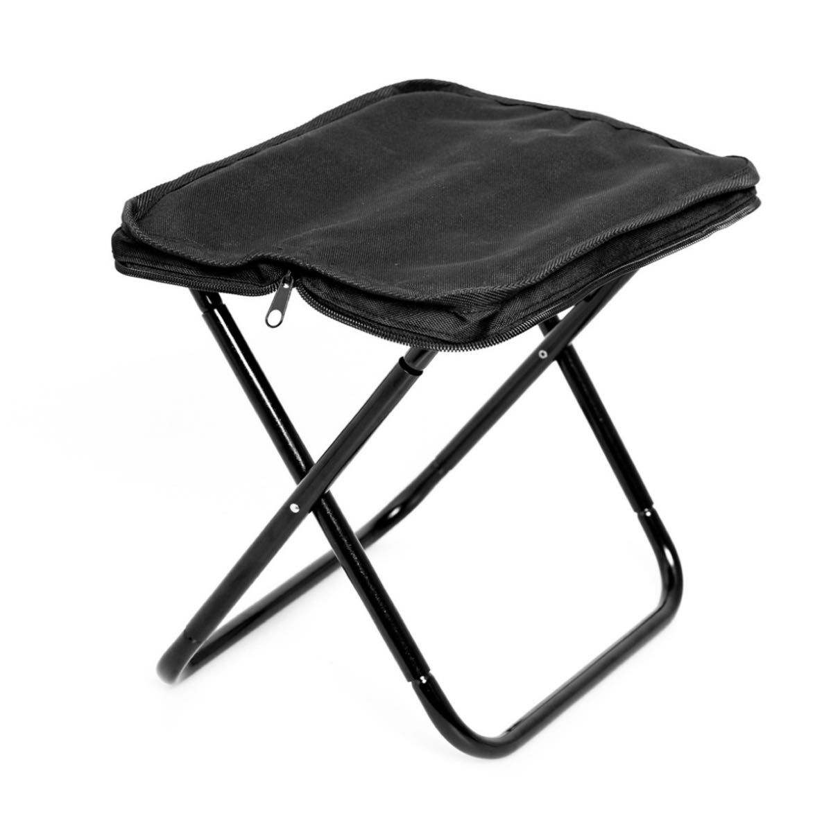 折りたたみ椅子 キャンプ 椅子 アウトドア 軽量 持ち運び コンパクト ブラック　アウトドアチェア　釣り　観戦　旅行　登山　大人気