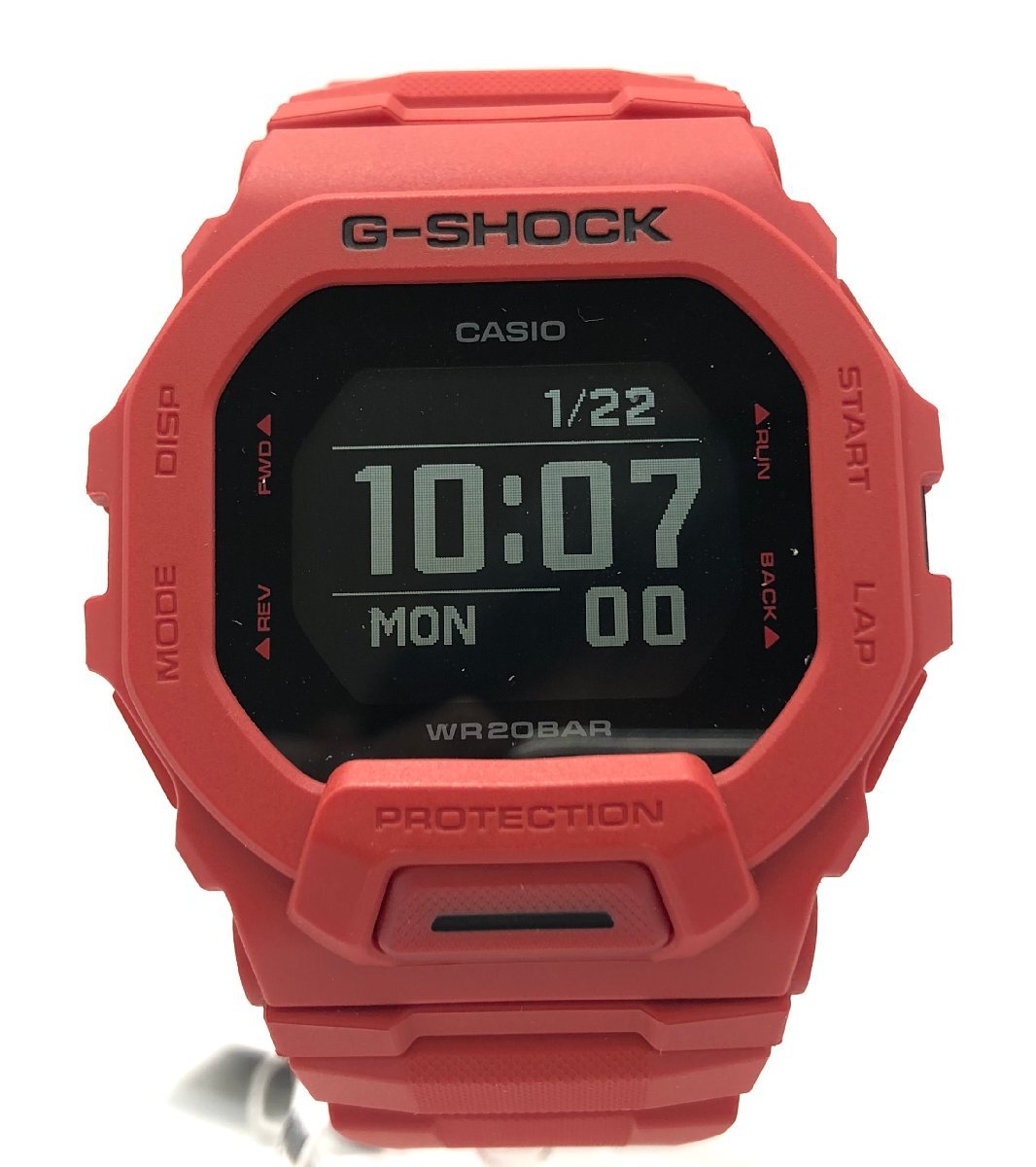 CASIO G-SHOOK GBD-200RD-4JF カシオ ジーショック 20気圧防水 樹脂バンド デジタル 腕時計 ☆良品☆ [771-0122-N4]の画像1