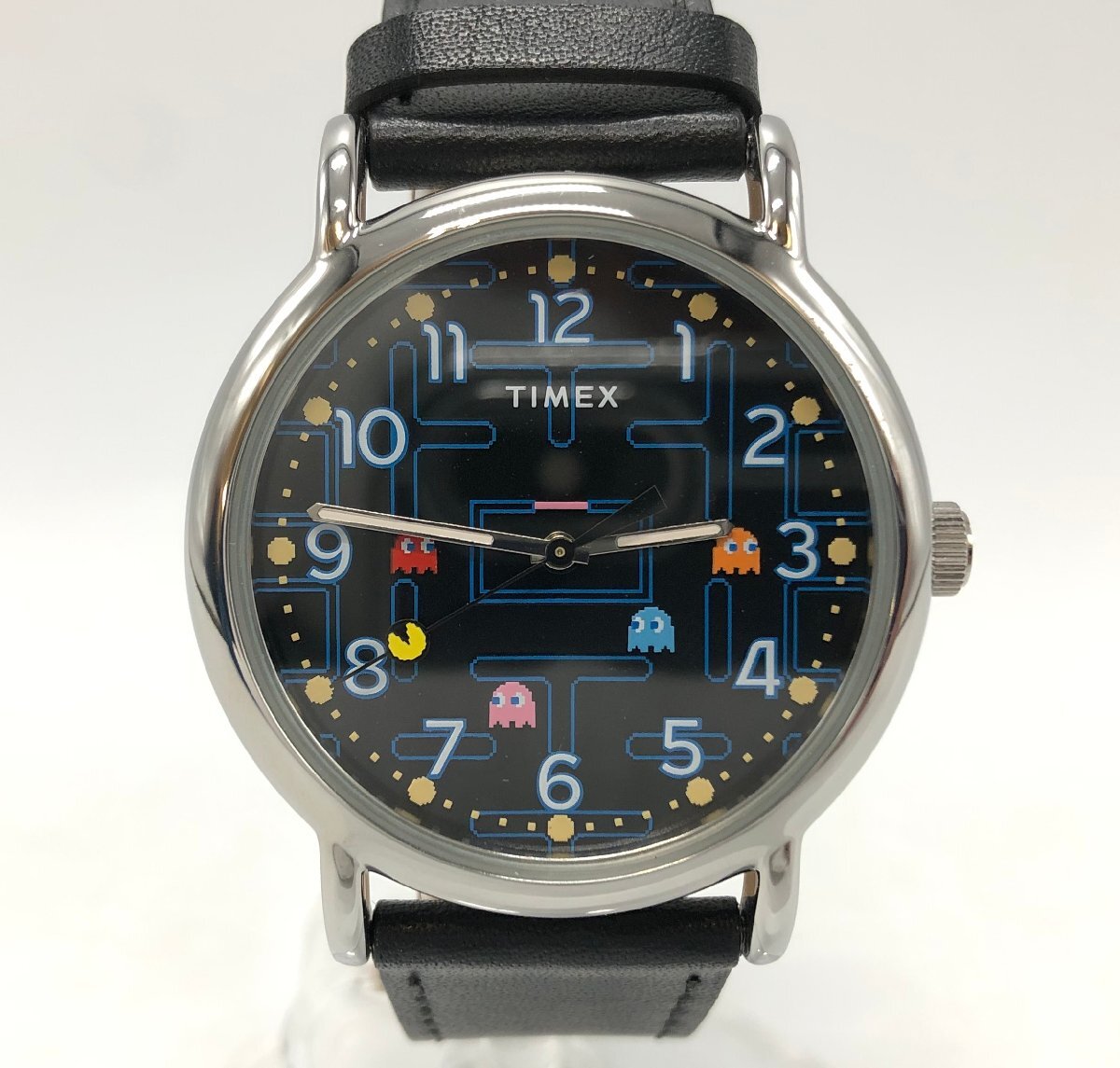 TIMEX× PAC-MAN タイメックス パックマン 品番:TW2V06100 コラボ クォーツ 腕時計 ☆良品☆[77-0405-N2]の画像1