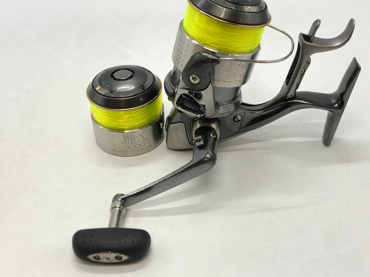 SHIMANO/シマノ スピニングリール 3点まとめ BB-X TECHNIUM 2500 / 3000 / 3000EV テクニウム 釣り 釣具 【現状品】[62-0404-E2]_画像4