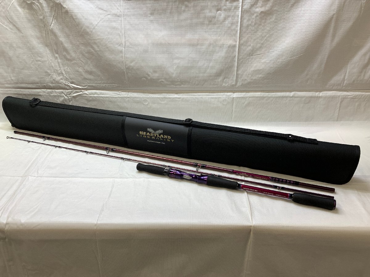 DAIWA/ダイワ HEARTLAND LIBERALIST 803M+RSB-22 ハートランド リベラリスト 3ピース ベイトロッド 釣り 釣具 ☆良品☆[61-0401-2E16]の画像1