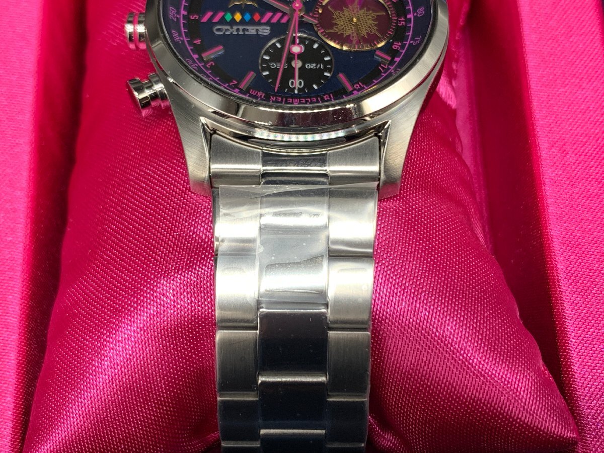 SEIKO セイコー 戦姫絶唱シンフォギアXV コラボ 腕時計 キャロル・マールス・ディーンハイム モデル 7T92-HCX0☆良品☆[77-0424-O3]の画像5