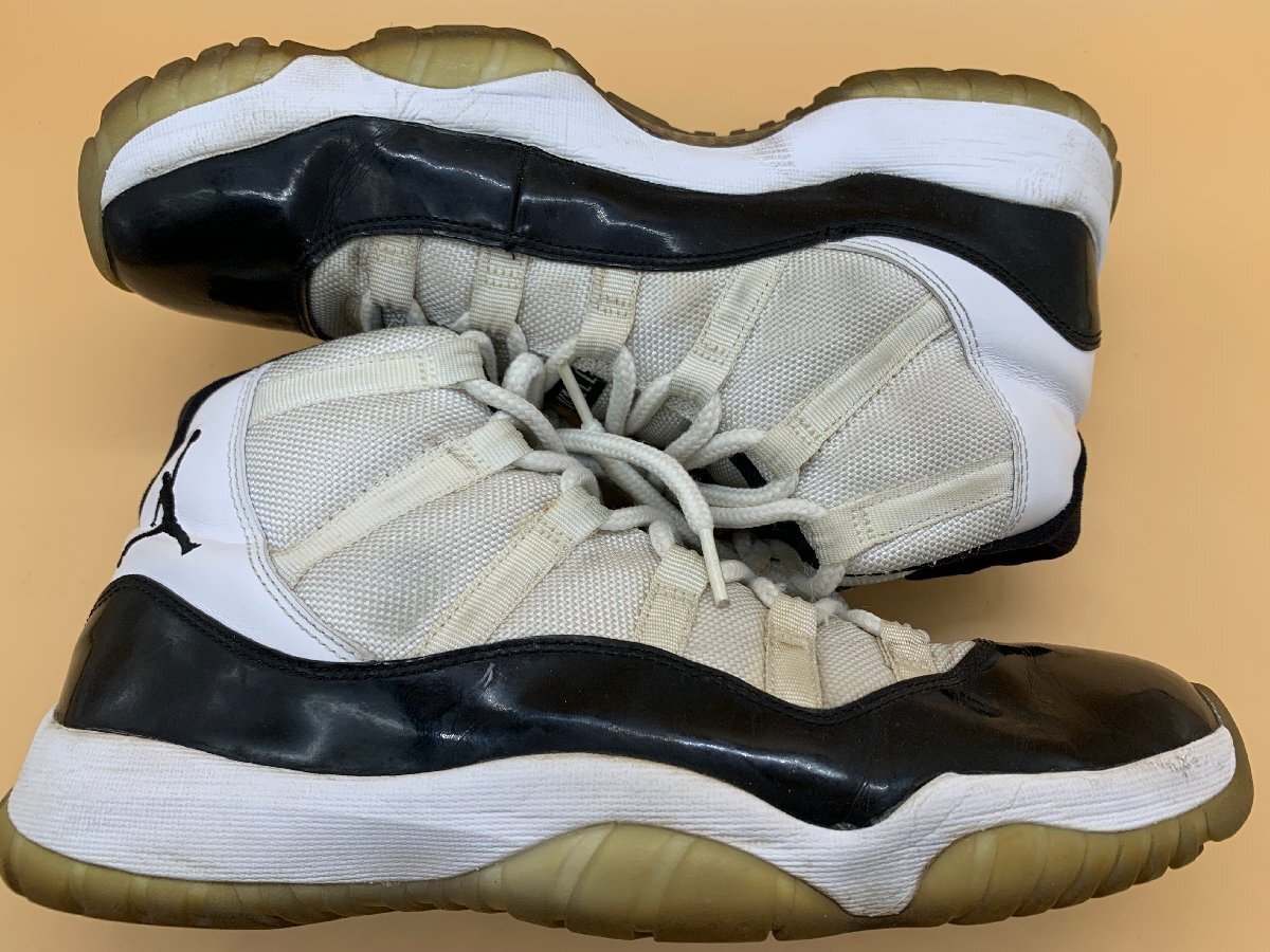 【現状品】NIKE ナイキ AIR JORDAN 11 RETRO CONCORD サイズ:28cm 378037 107 エア ジョーダン 11 コンコルド 鑑賞用 [75-0425-O5]の画像9