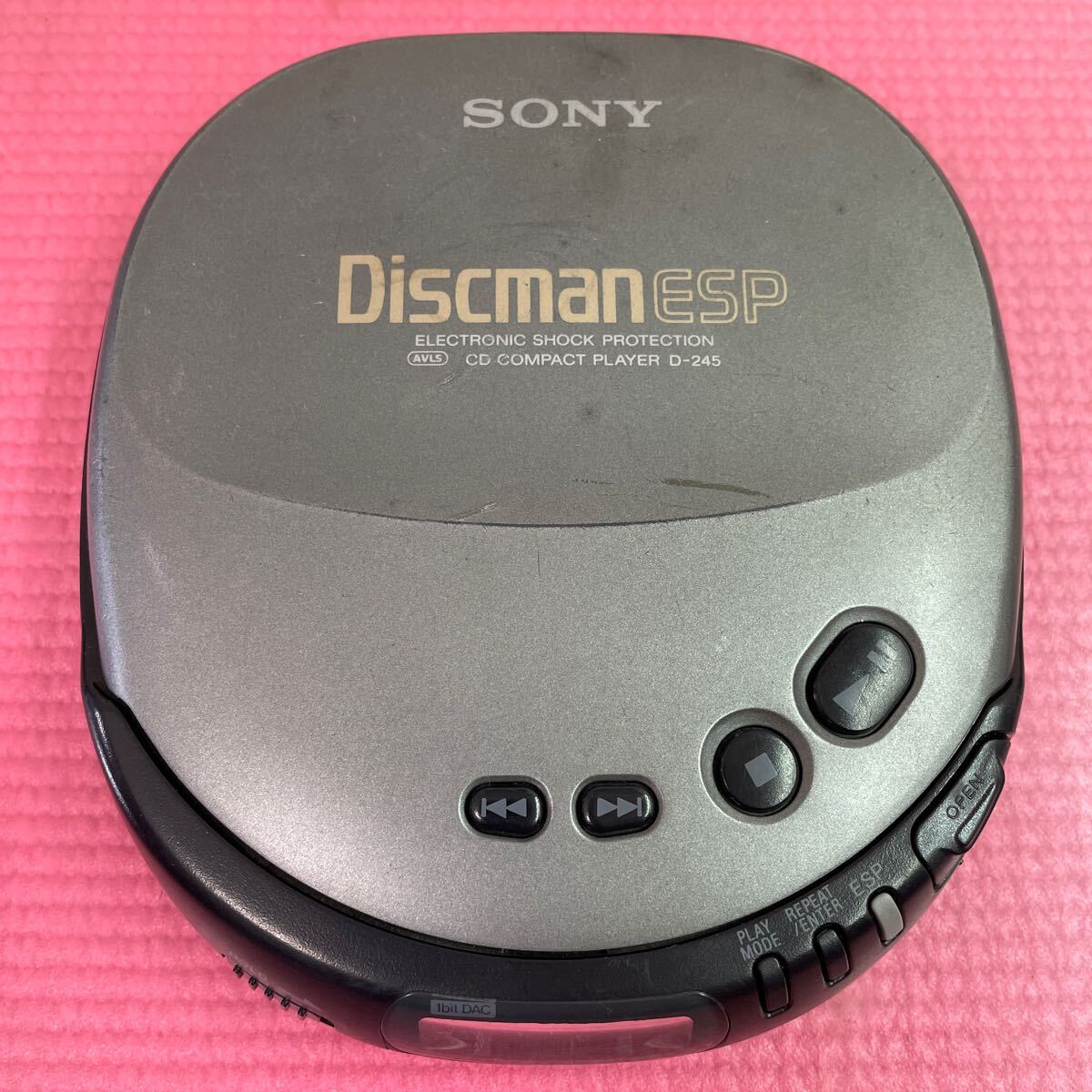SONY ソニー Discman D-626 D-245ポータブルCDプレーヤー 現状品 の画像5