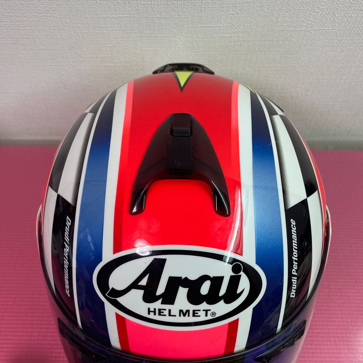 Arai VECTOR SNELL (アライ ベクトル スネル) フルフェイスヘルメットサイズ...XLサイズ (61 62cm) バイク 二輪 オートバイ 現状品の画像7