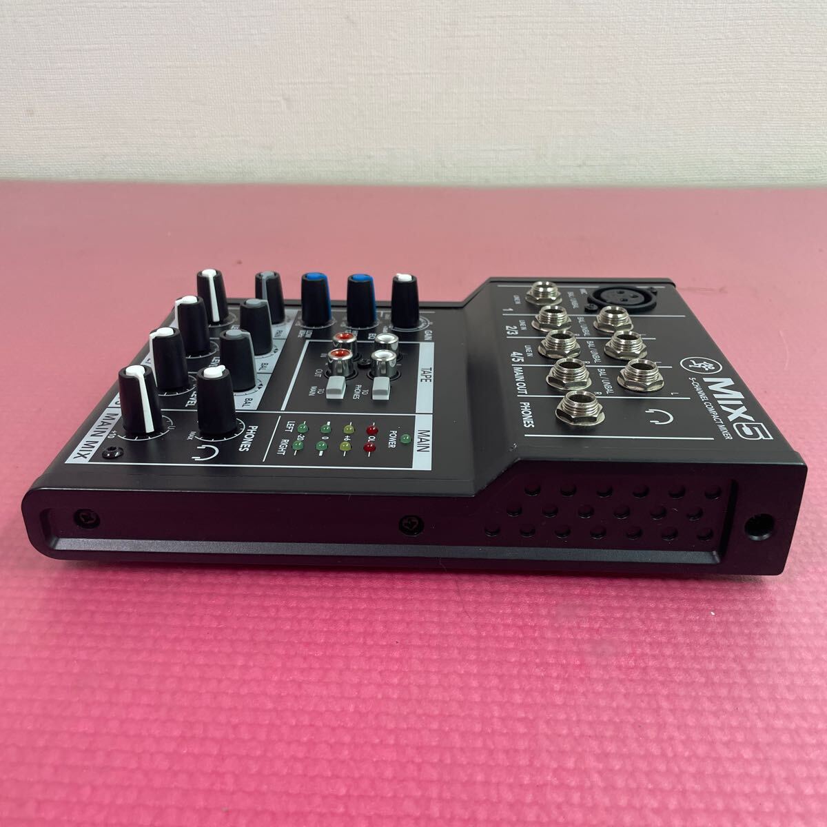 MACKIE マッキー Mackie Mix 5 Compact 5 Channel Mixer 現状品 _画像4