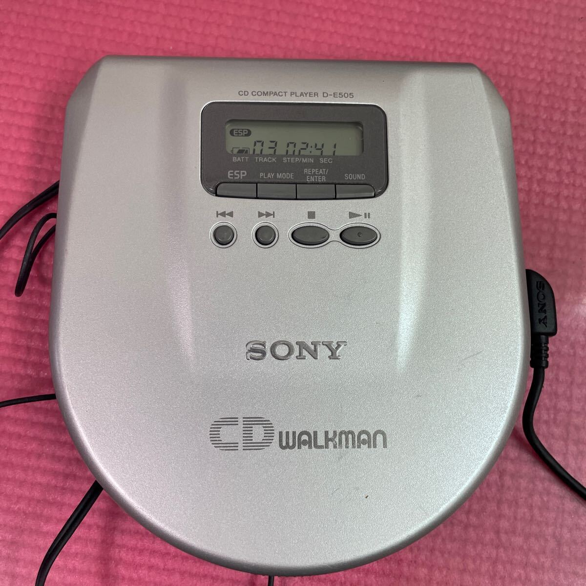 SONY CDウォークマン D-E505 動作品_画像2