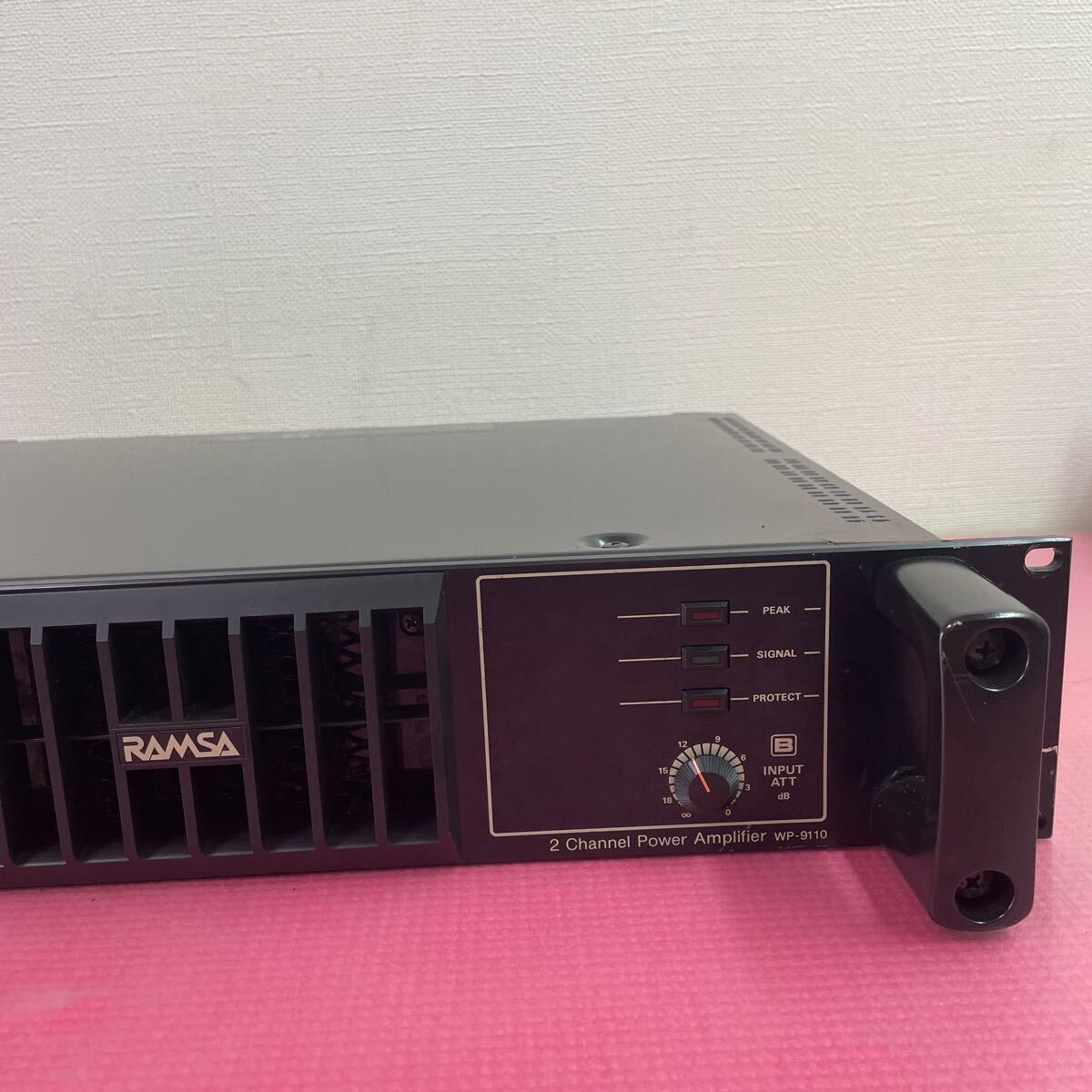 National RAMSA 2 channel power amplifier WP-9110 electrification OK