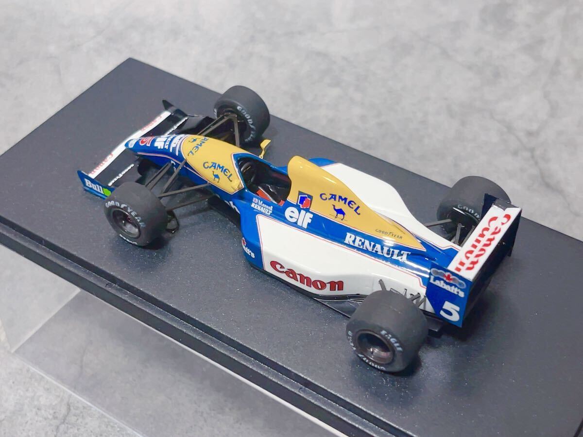 Tameo 1/43 タメオ　FW14B 完成品No.5 1992 Williams Renault ウィリアムズ ルノー　WINNER 優勝 関: EXOTO エクゾト　BBR MAKE UP 1/18_画像2