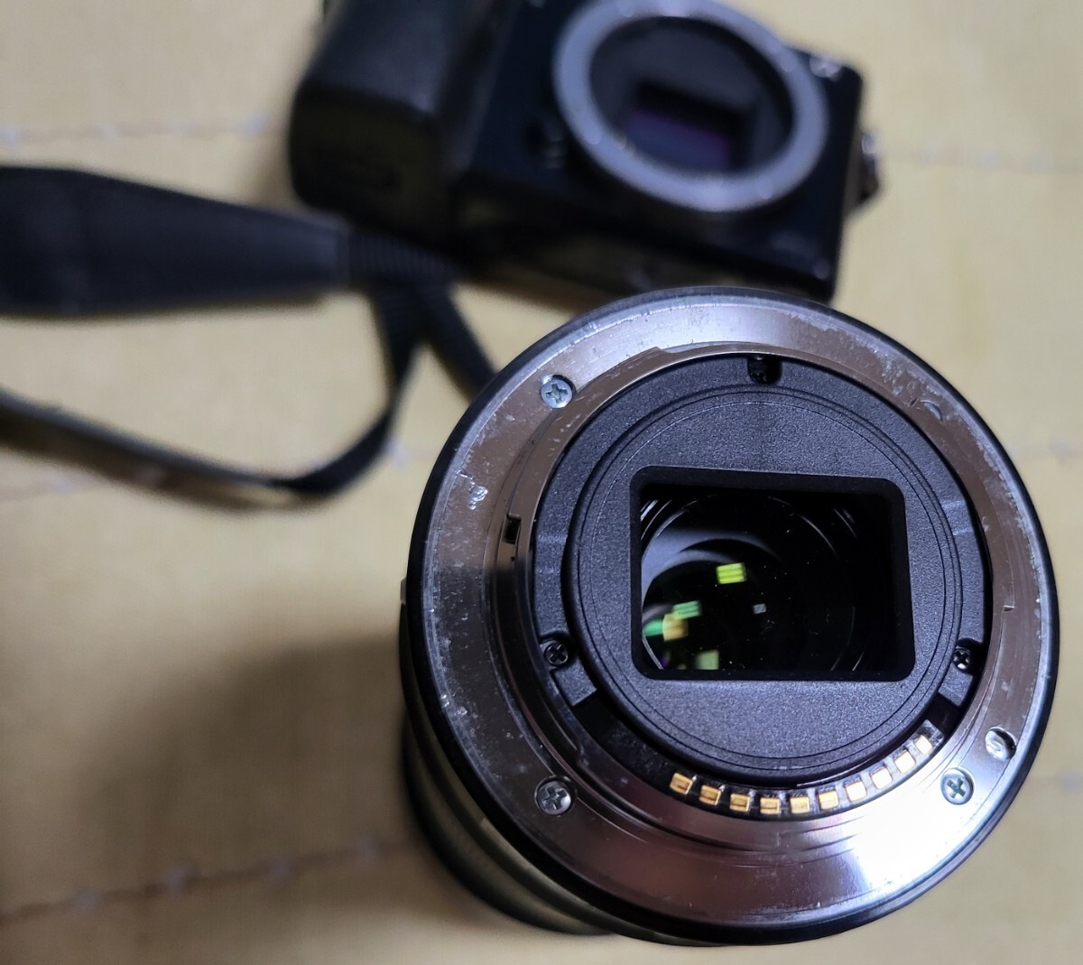 SONY、 ミラーレス一眼カメラ、 α6000 、OSS/55-210mm F4.5-6.3、ジャンク扱い_画像6