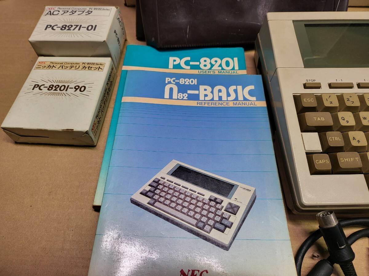 Yahoo!オークション - NEC PC-8201 ハンドヘルドコンピュータ Yahoo!オークション - NEC PC-8201 ハンドヘルドコンピュータ