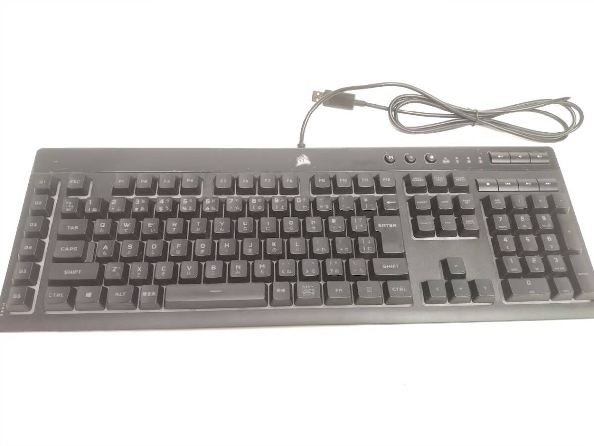 《送料無料》CORSAIR K55 RGB PRO ゲーミングキーボード、ブラック IP42 防塵・防滴 CH-9226765-JPの画像2