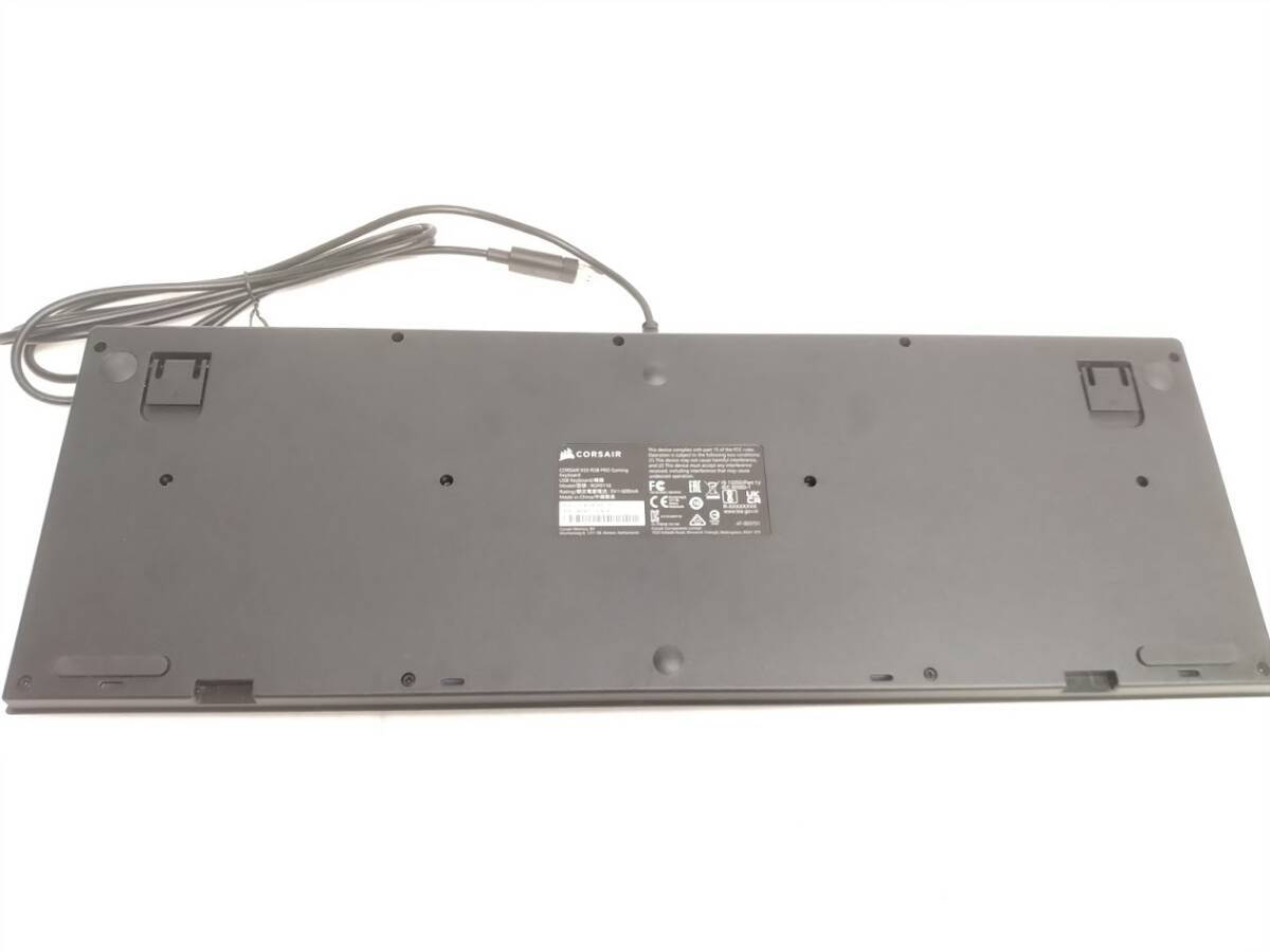 《送料無料》CORSAIR K55 RGB PRO ゲーミングキーボード、ブラック IP42 防塵・防滴 CH-9226765-JPの画像5
