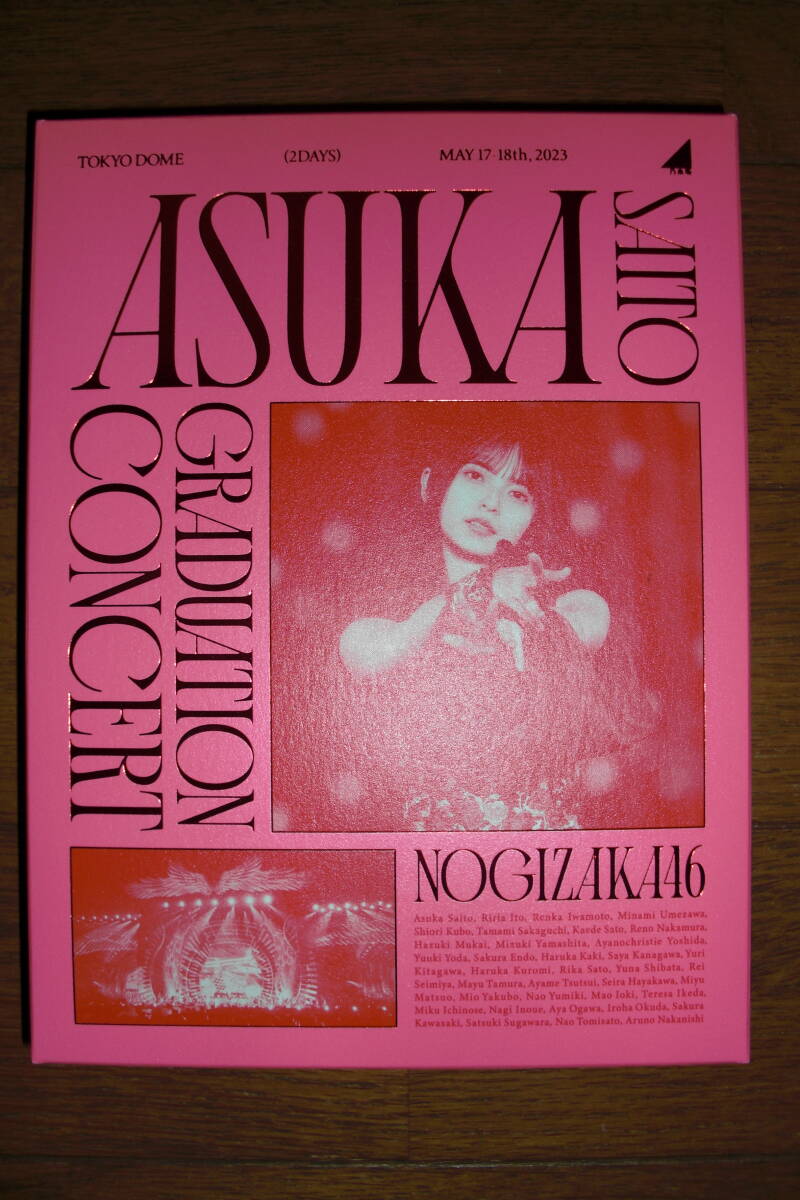 DVD　NOGIZAKA４６　ASUKA SAOTO GRADUATION CONCERT（完全生産限定盤）５枚組_画像1
