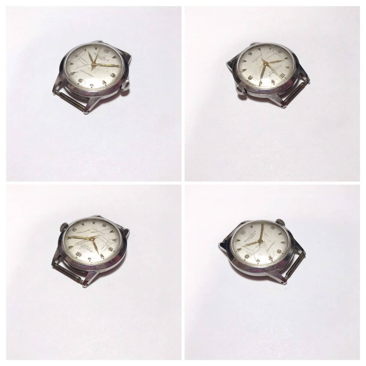 【1円】 時計 Citizen Pearl シチズン パール 17 JEWELS 17石 SHOCK PROOF ショックプルーフ 手巻き 腕時計 ウォッチ フェイスのみ 稼働品の画像5