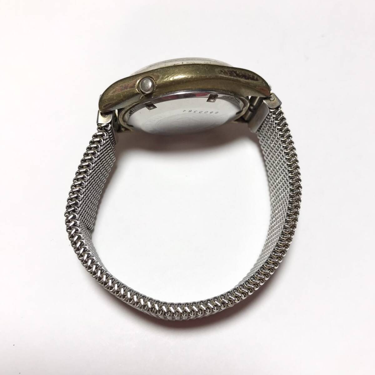 【1円】 時計 SEIKO セイコー Seikomatic セイコーマチック DIASHOCK 35 JEWELS 35石 6218-8950 自動巻き デイデイト イルカ 腕時計 稼働品の画像3