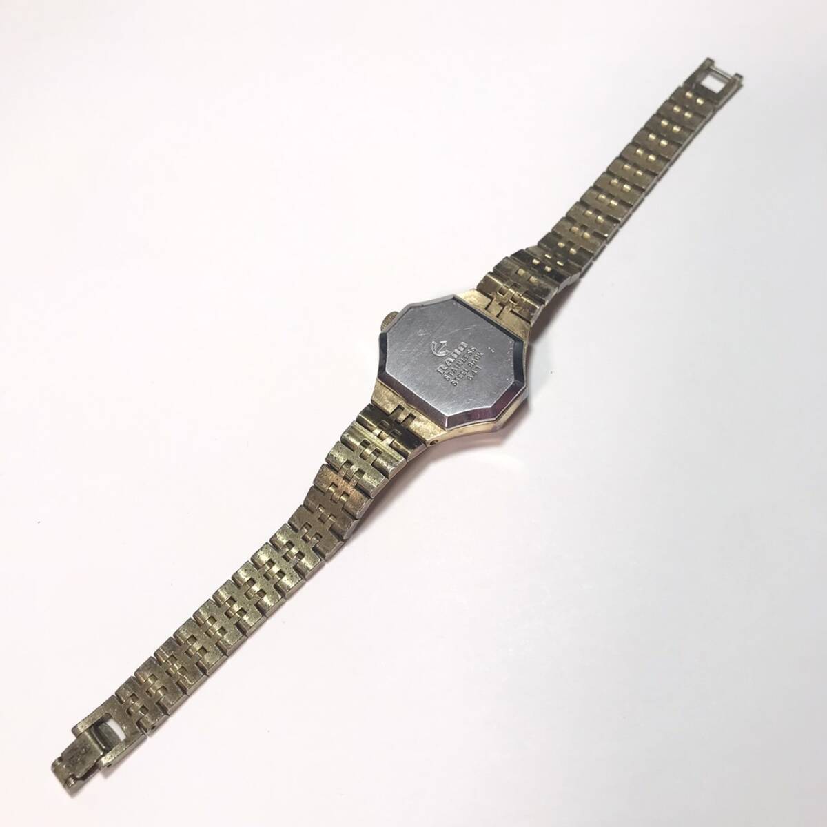 【1円】 時計 RADO ラドー 641 手巻き ゴールド文字盤 2針 腕時計 ウォッチ 稼働品の画像4