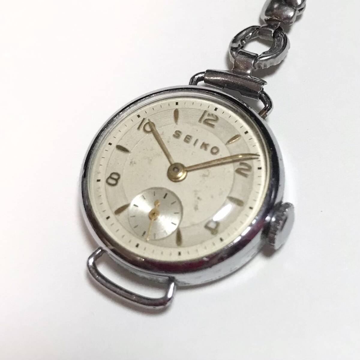 【1円】 時計 SEIKO セイコー 手巻き スモールセコンド スモセコ ラウンド 腕時計 ウォッチ ジャンク品の画像1