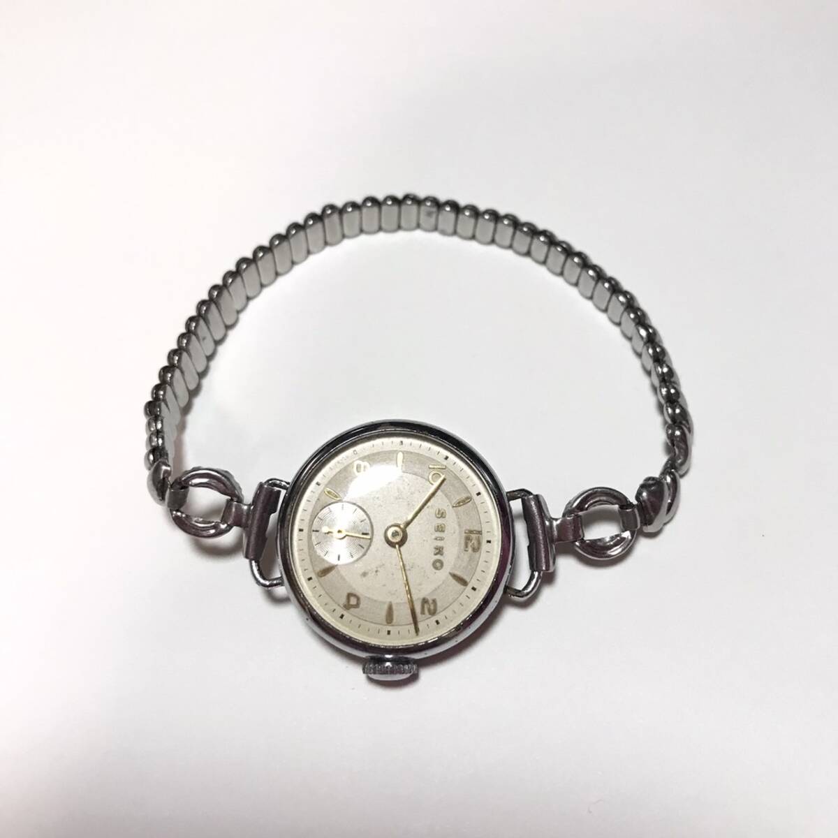 【1円】 時計 SEIKO セイコー 手巻き スモールセコンド スモセコ ラウンド 腕時計 ウォッチ ジャンク品の画像3