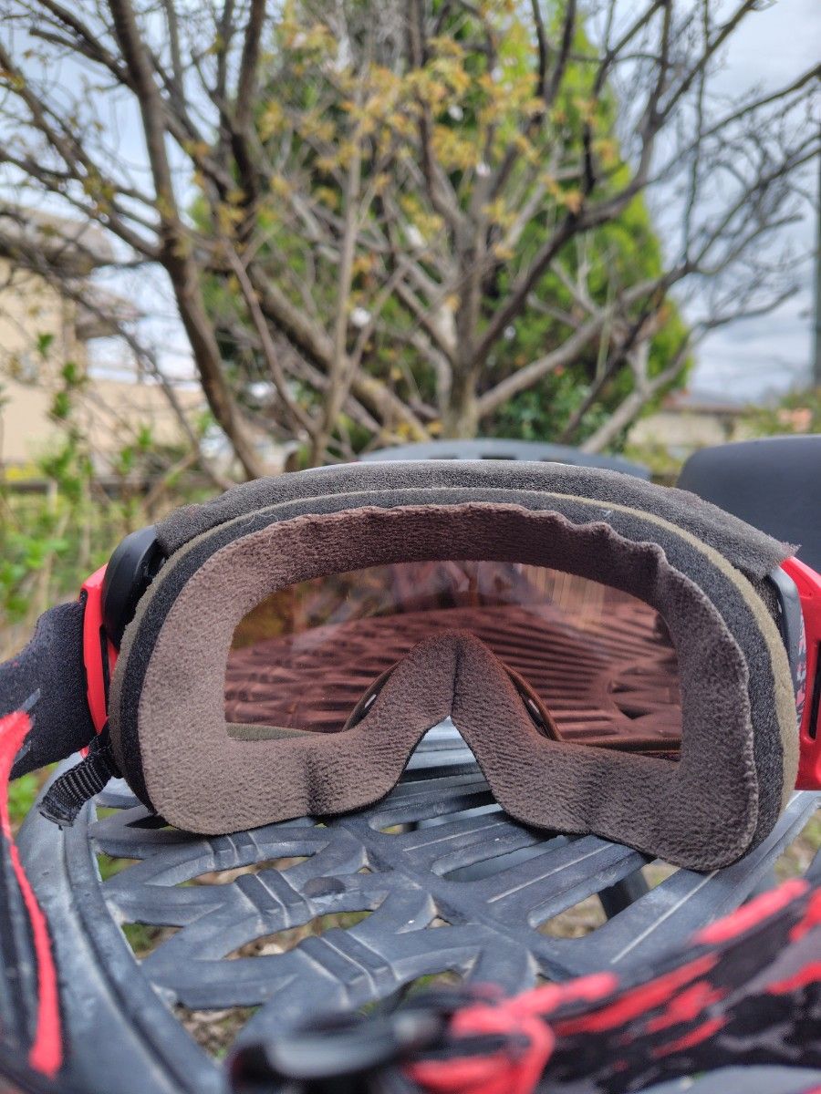  OAKLEY  エアブレイク ゴーグル シルバーミラー 