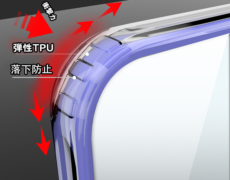 iphonex/xsケース カーバー TPU 可愛い　お洒落　韓国　紫　軽量 ケース 耐衝撃729_画像2