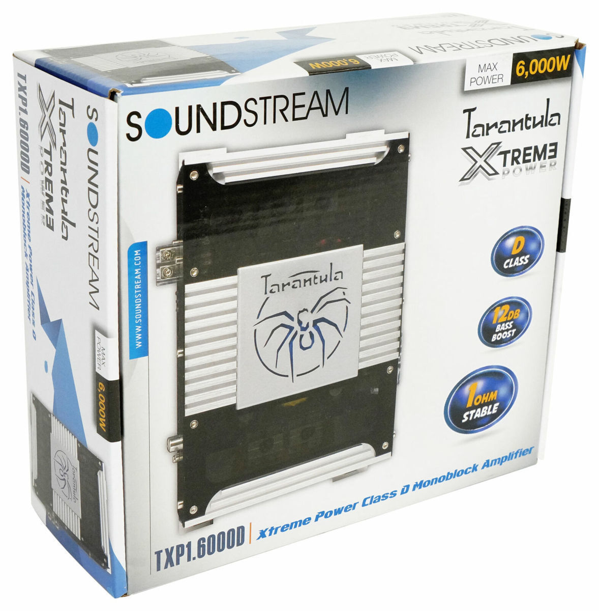 ■USA Audio■ Soundstream TXP1.6000D Tarantula XTREME POWERシリーズ Class D 1ch Max.6000W サウンドストリーム_画像6