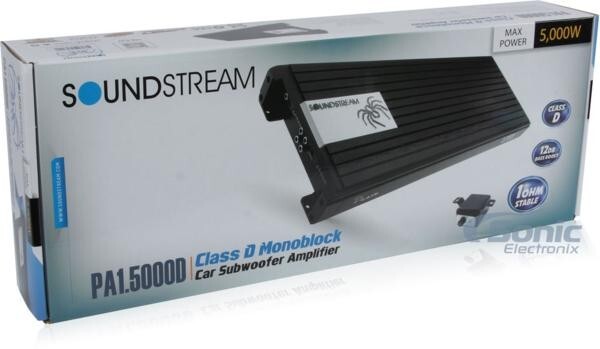 PA1.5000D 1ch Class D, Max.5000W Picasso (ピカソ）シリーズ サウンドストリーム Soundstream_画像6