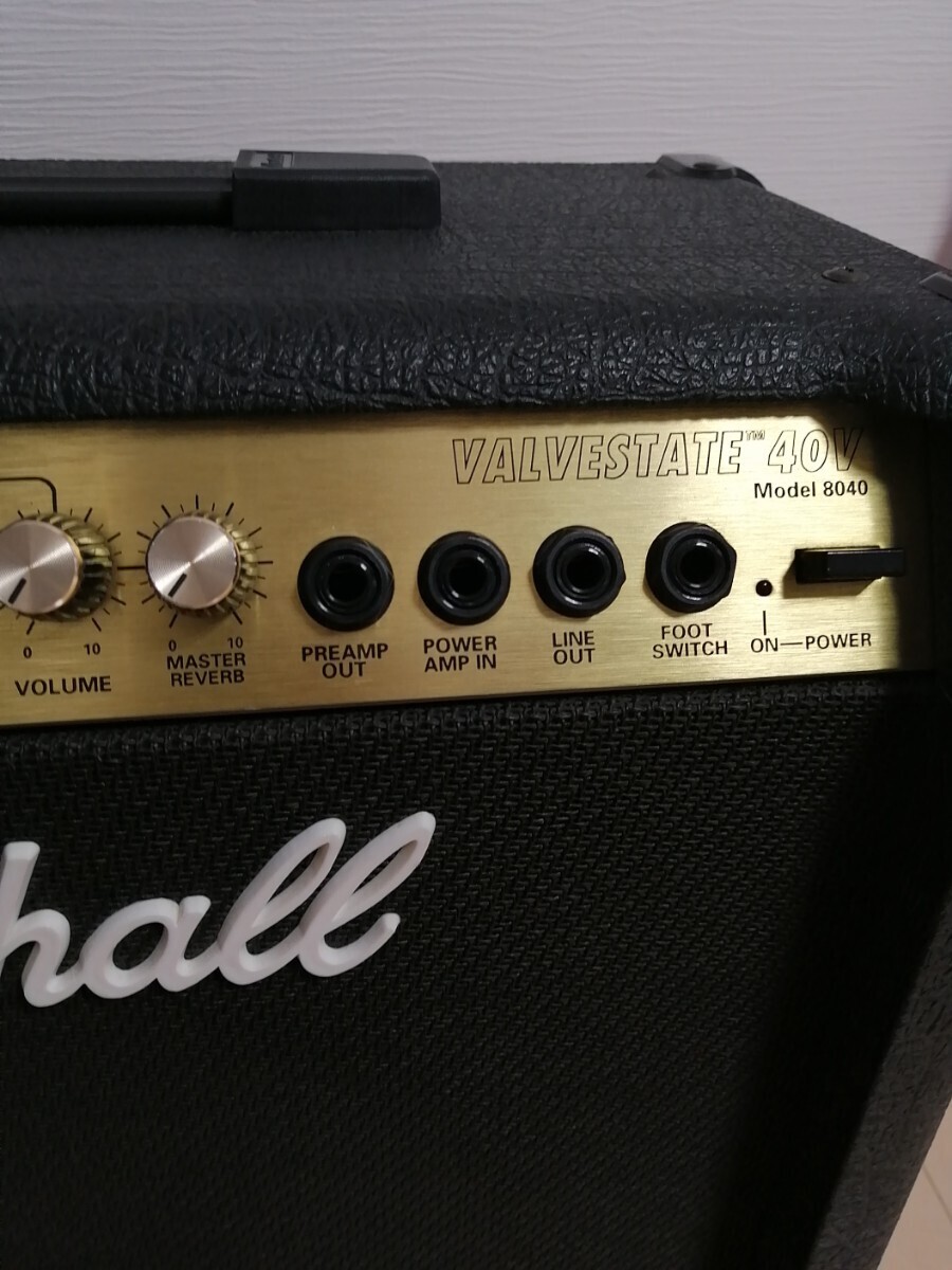 Marshall VALVESTATE 40V model 8040 マーシャル ギターアンプ 現状品 チューブの画像4
