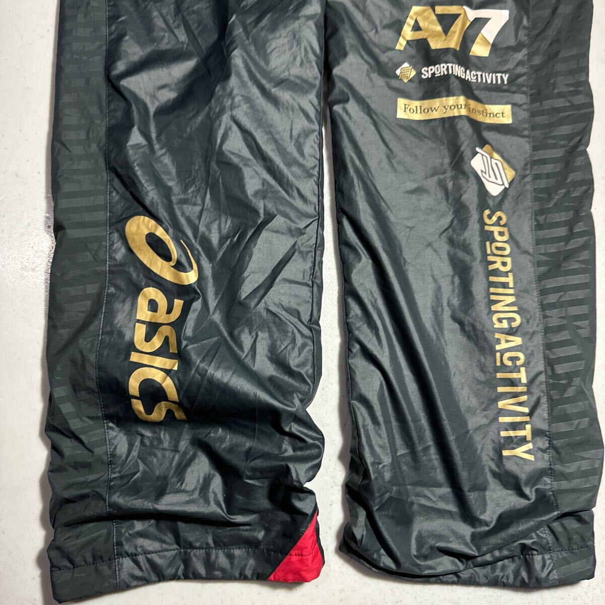 Asics asics A77 спорт тренировка для подкладка есть pi стерео брюки 2XO размер 