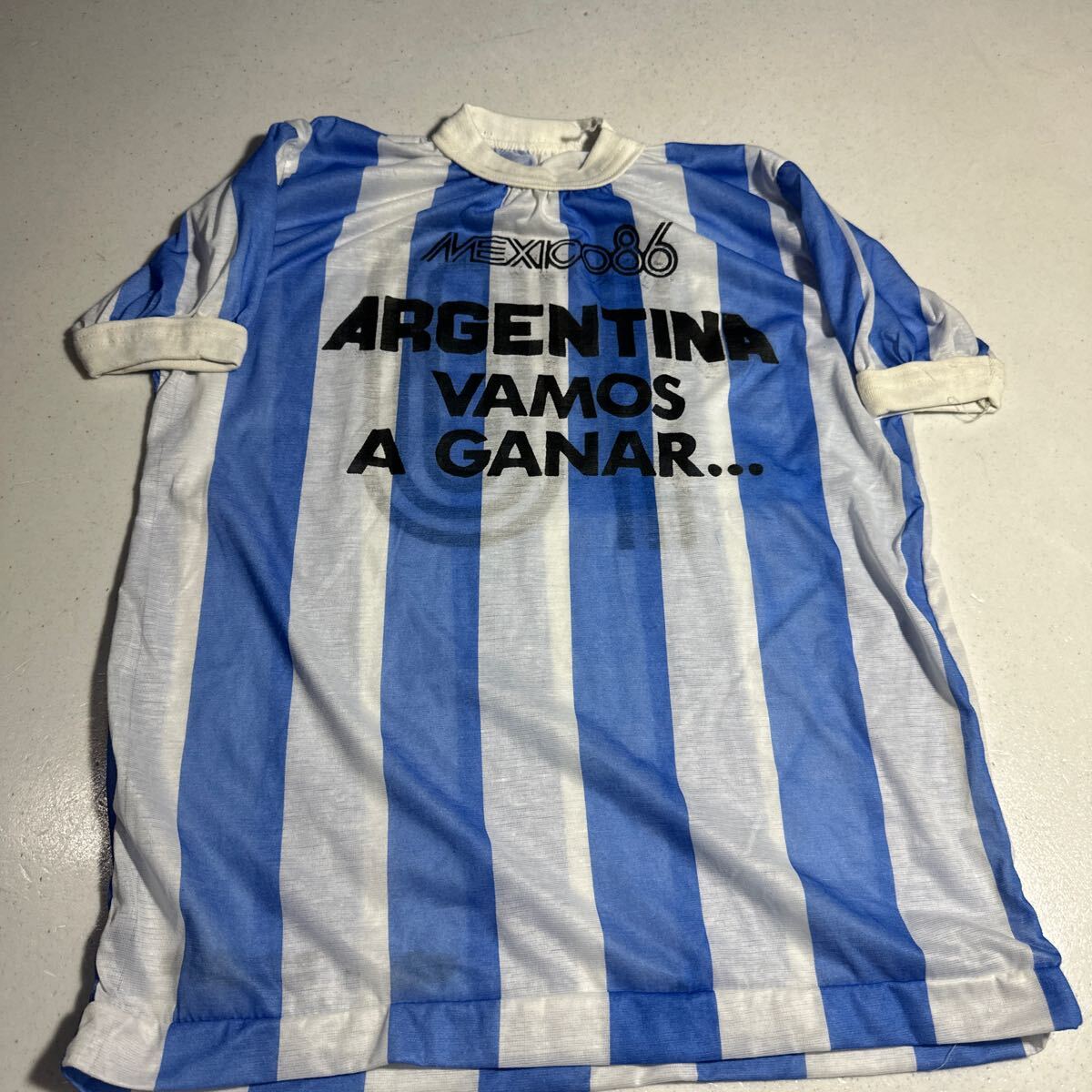 サッカー アルゼンチン代表 メキシコワールドカップ1986 ユニフォームシャツの画像2